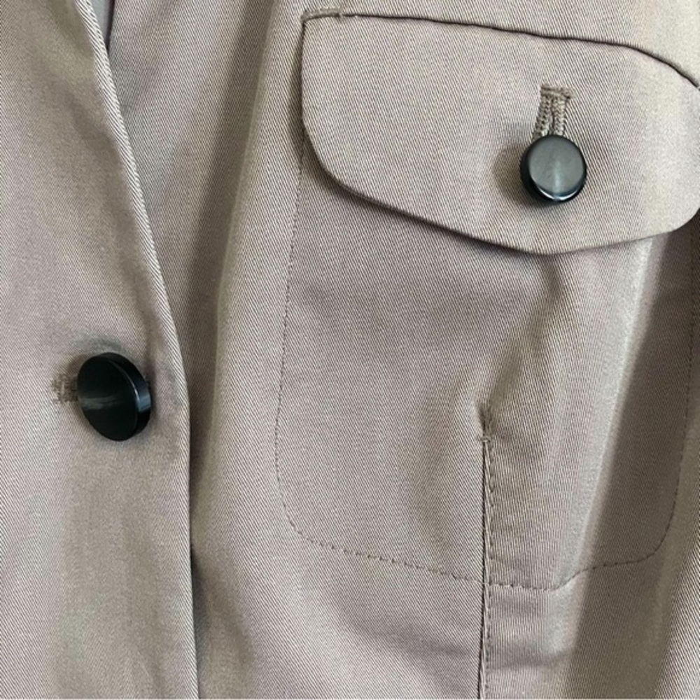 Worthington Cotton Vest Utility Style Design with Tie at Waist Large - Picture 8 of 11